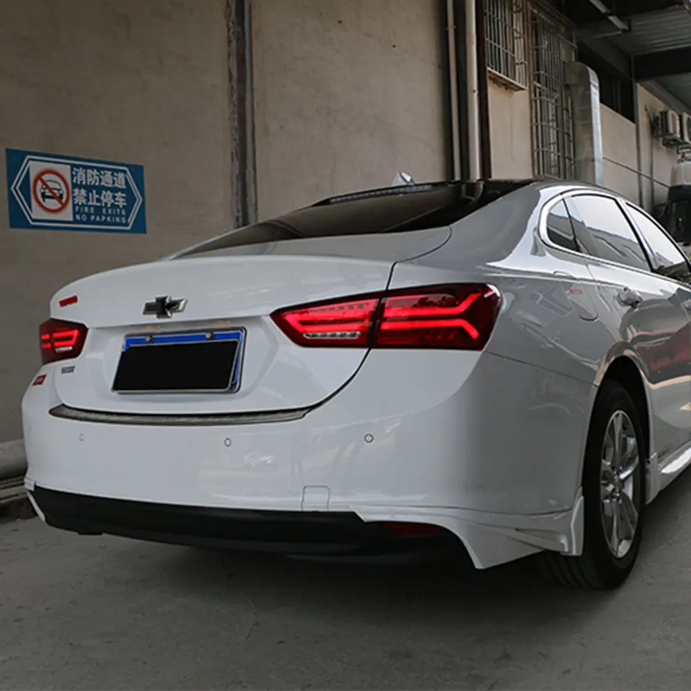 Светодиодный фонарь в сборе для Chevrolet Malibu 16-18 светодиодные задние фары тормозной сигнал заднего хода задний фонарь DRL автомобильные задние фары