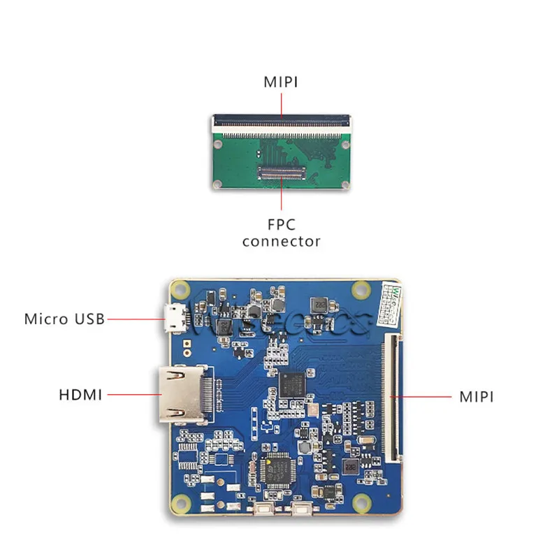 Wisecoco 6 дюймовый 2K ЖК экран LS060R1SX02 1440x2560 VR DLP проектор виртуальной реальности SLA 3D