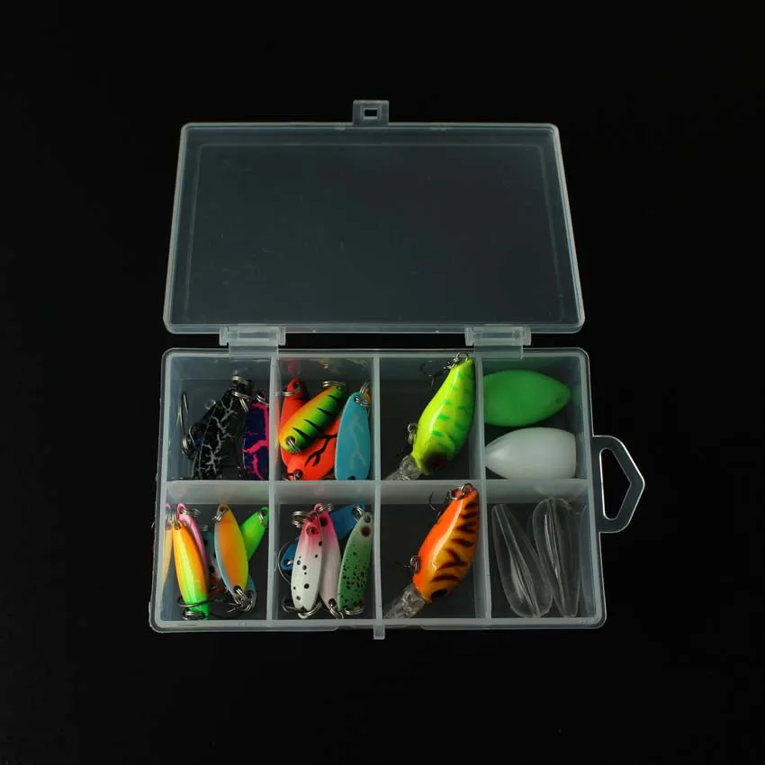 Набор рыболовных приманок 26 шт. ложка-приманка кренкбейт воблеры 2 г/2 5 г/3 3 г |