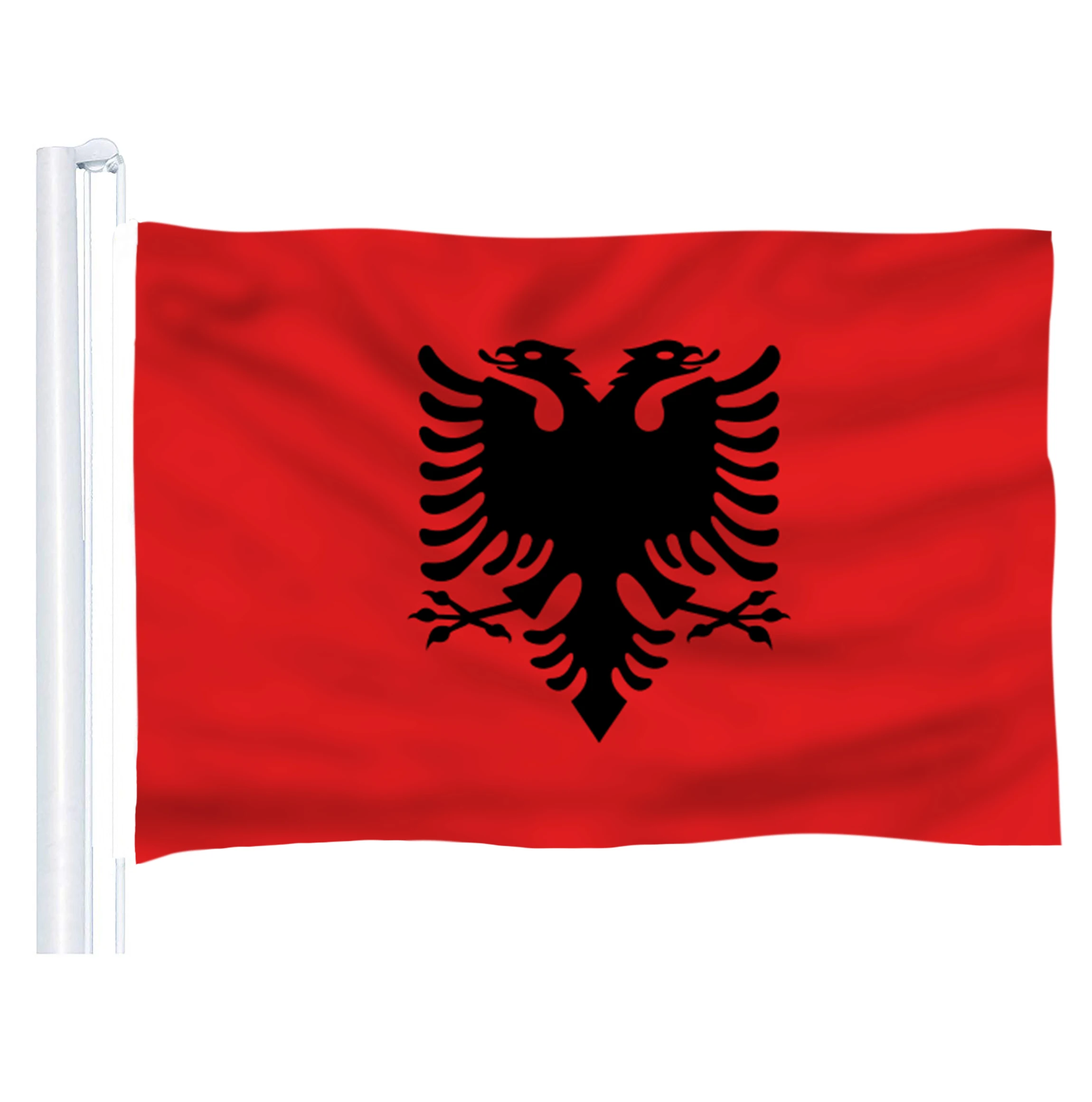 Флаг Albania флаг полиэстер 5*3 фута 150*90 см Высокое качество | Дом и сад