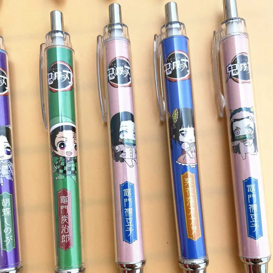 Anime Demon Slayer Kimetsu no Yaiba Ballpens Plastic Kamado Tanjirou Nezuko Inosuke Agatsuma Zenitsu Cosplay Pens School Tools