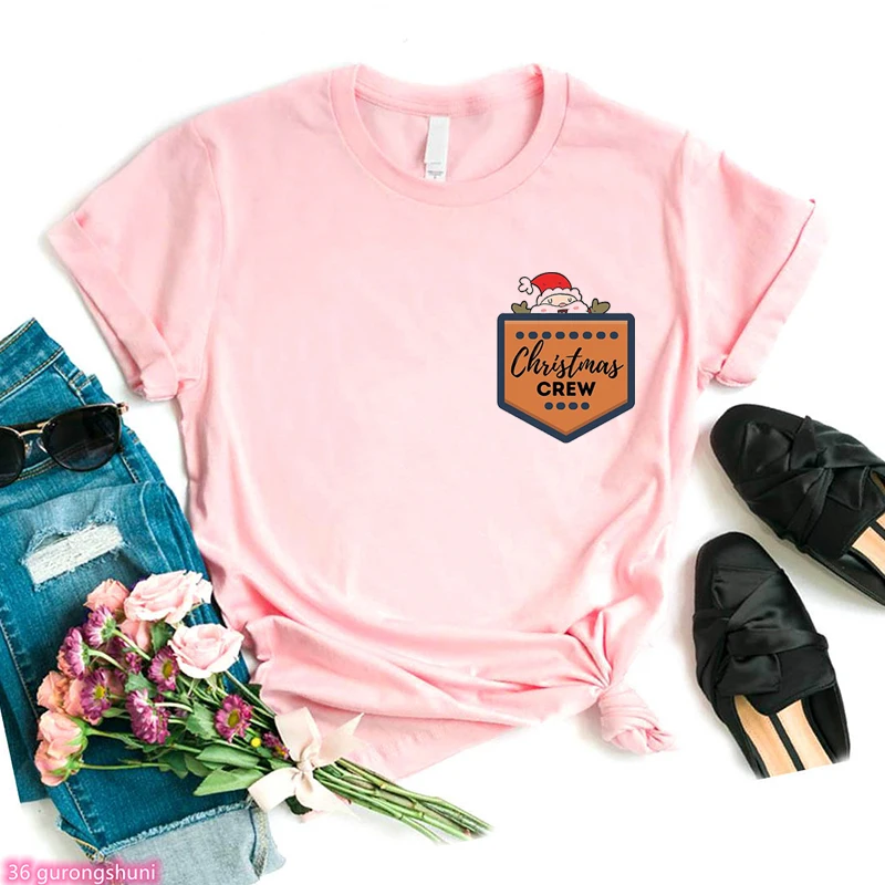 

Wonderful Time Of The Year Merry Christmas Crew T Shirt Happy New Year T-Shirt Female Clothes Harajuku Women Tshirt 90s Tops