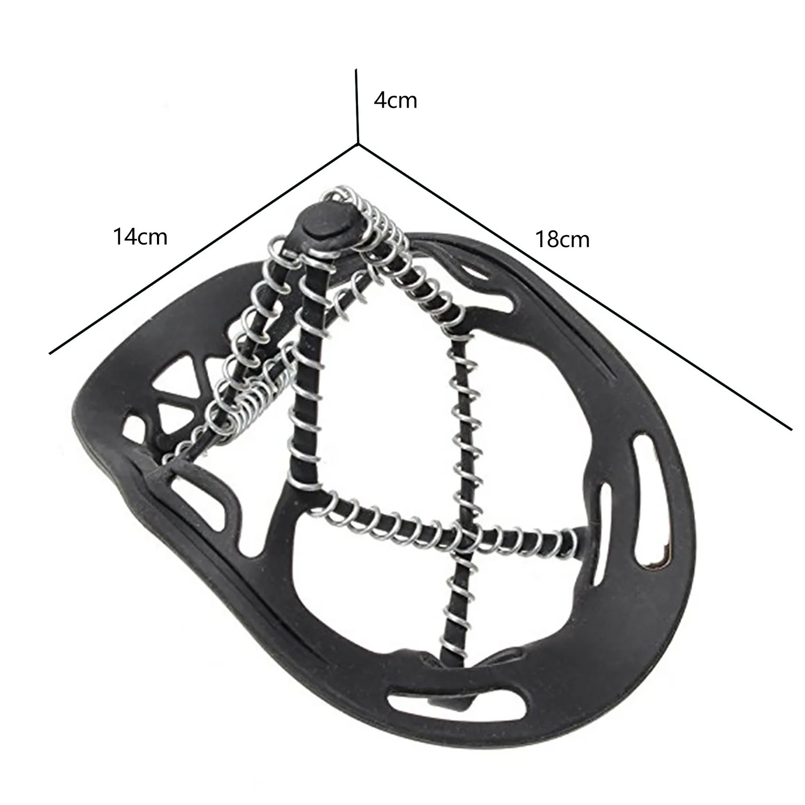 

1 Pair Anti-Slip Ice Snow Gripper Spike Grip Crampon Cleat For Shoes Boots Overshoe Anti-Skid Climbing Snow Claw Studs