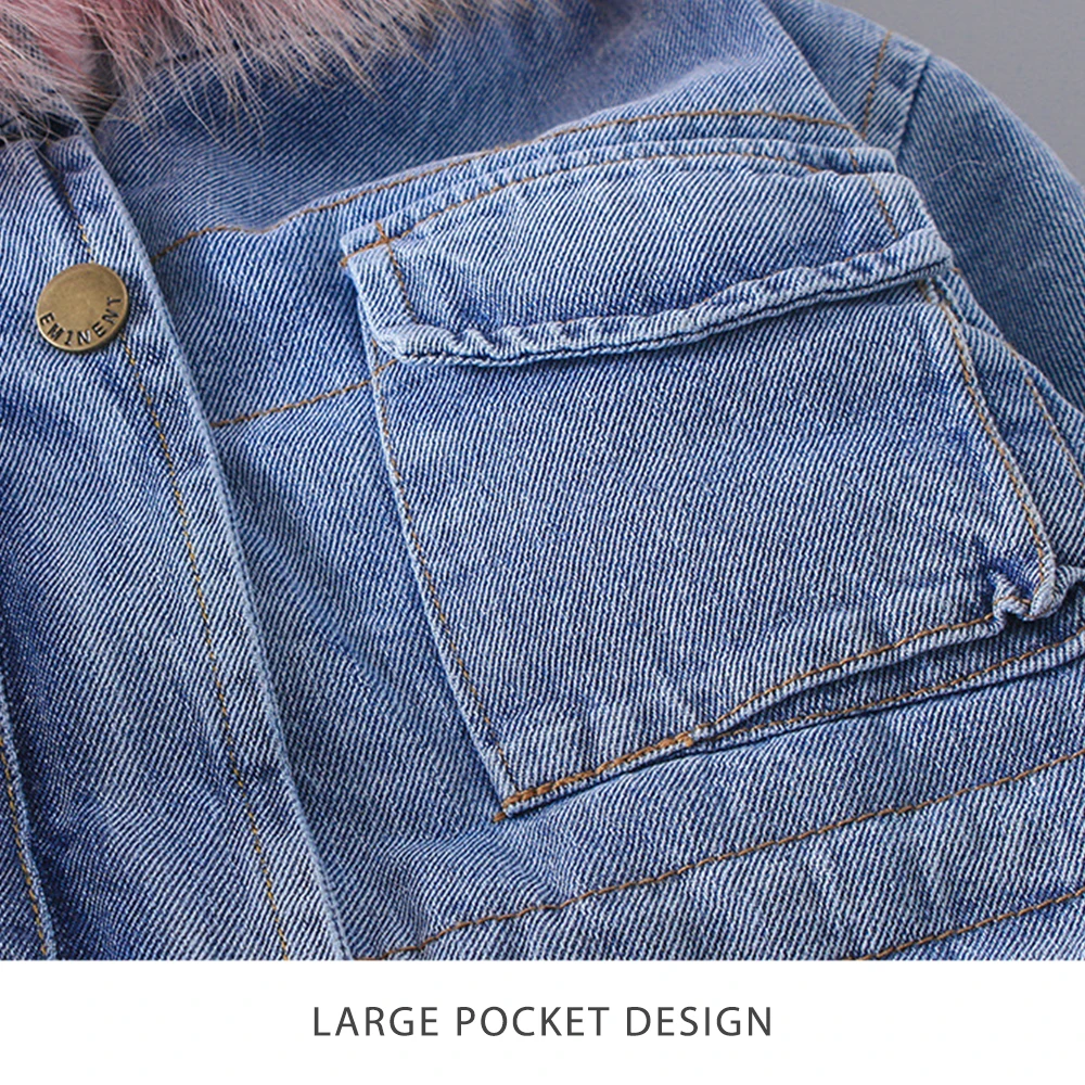 Детская куртка для девочек 1-4 лет теплые детские пальто зимняя верхняя одежда