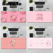 Babaite Kawaii Japanese Strawberry Milk Customized laptop Gaming mouse pad Free Shipping Large Mouse Pad Keyboards Mat