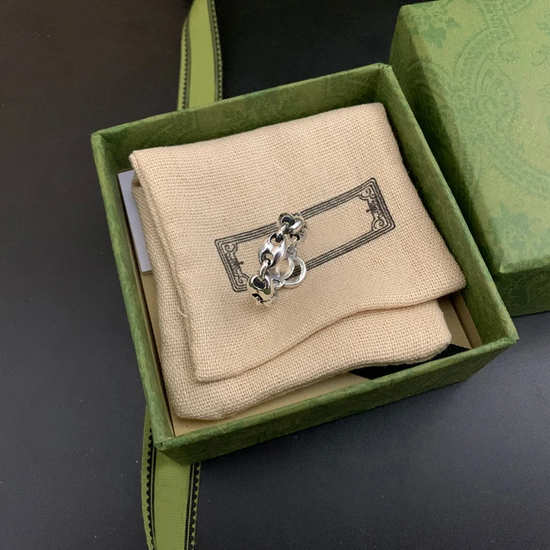 Мужское и женское кольцо из серебра 925 пробы в стиле ретро | Украшения аксессуары