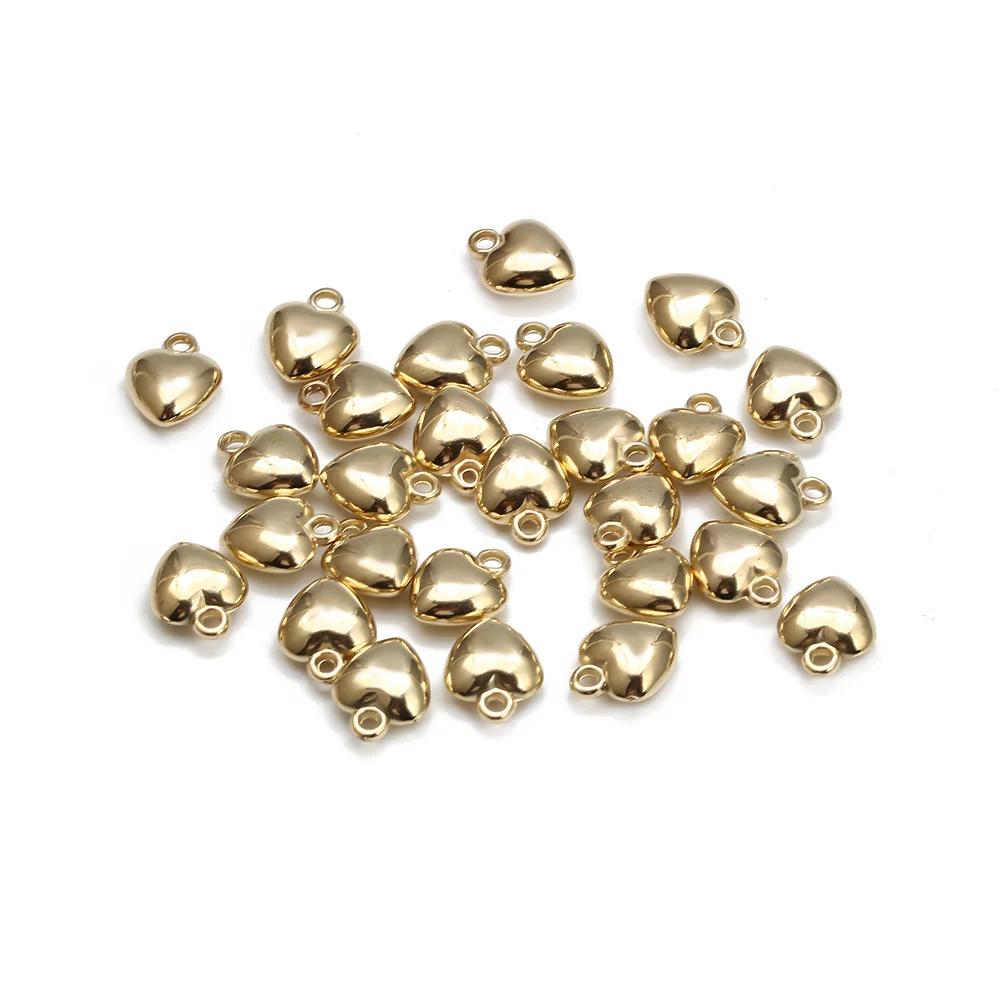 MEIBEADS 100 шт./лот 1 15*1 4 см пластиковые бусины с родиевым сердечком фурнитура для