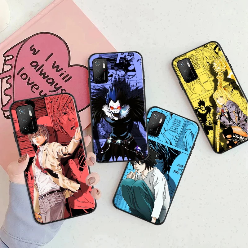 

Anime Manga Death Note Ryuk TPU Phone Case For Xiaomi POCO F3 GT X3 Pro X3 GT M3 M3 Pro X3 X3 NFC Cases Coque Back Cover
