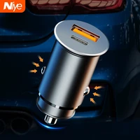 60w usb car charger quick charge usb type c car charger pd usb c port adapter fast charge for iphone 13 12 huawei xiaomi samsung