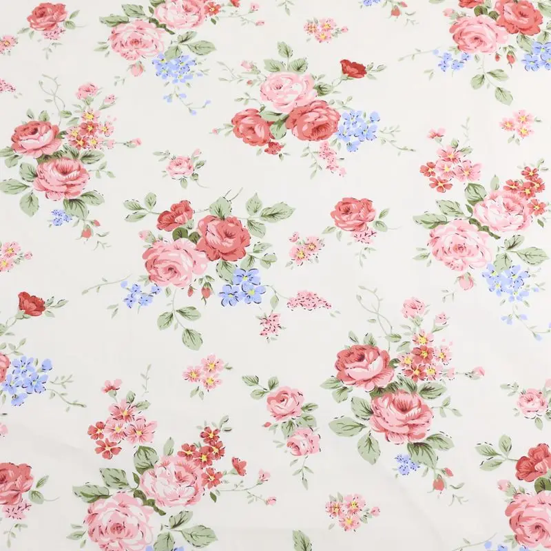 Floral Printed Kids 100% Cotton Fabric Patchwork Cloth for DIY Sewing Quilting Fat Quarters Material | Дом и сад