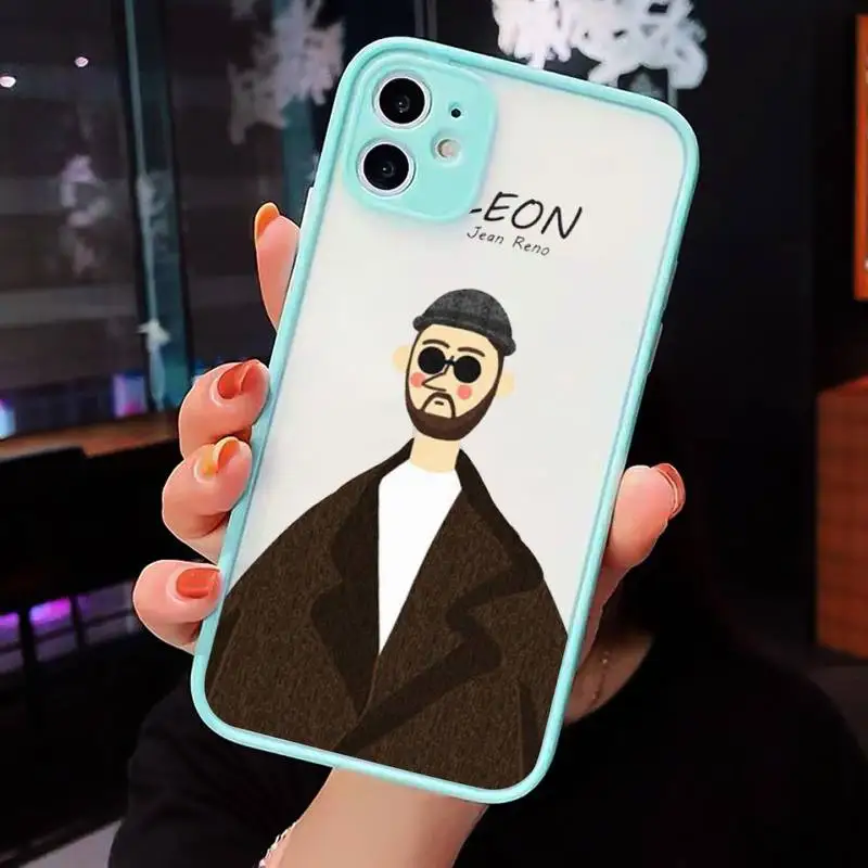 

Leon Matilda Natalie Portman Movie Phone Case matte transparent For iphone 7 8 11 12 plus mini x xs xr pro max cover