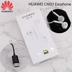 Наушники HUAWEI CM33, оригинальные наушники-вкладыши с разъемом USB Type-C, гарнитура с микрофоном для HUAWEI Mate 10 Pro P10 P20 P30 Pro Note 10 Honor 9 10