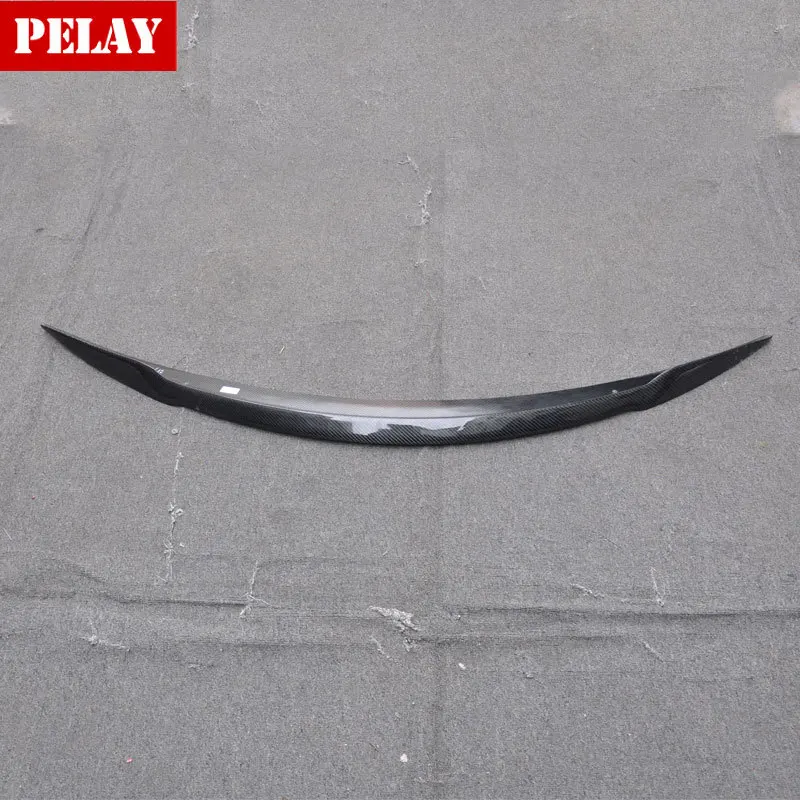 

Carbon Fiber Rear Trunk Spoiler Trunk Boot Glossy For Tesla S Model X 4 Door Sedan Rear Wings 2012 2013 2014 2015 2016 2017 - UP
