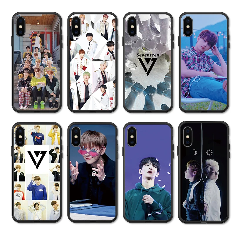 Модные Seventeen Кей-поп чехол для телефона Iphone XS Max XR X 8 7 6 S Plus 11 Pro 5 s SE Силиконовый ТПУ
