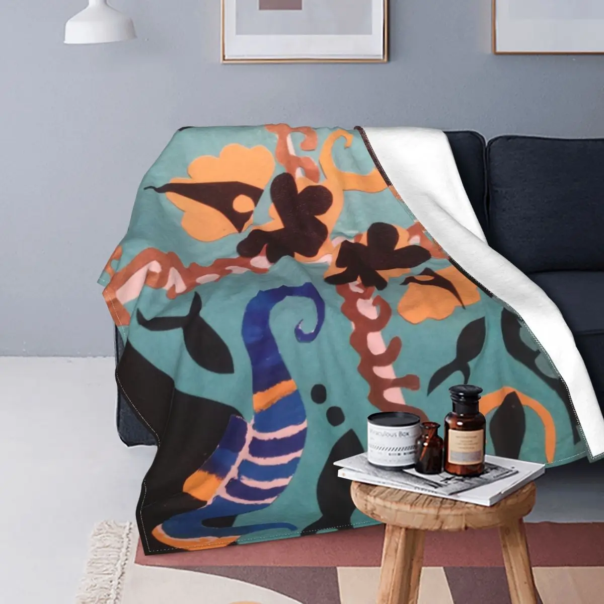 

Фланцевая плитка Henri/Herbst коллаж из бралетной ткани с морским козырьком