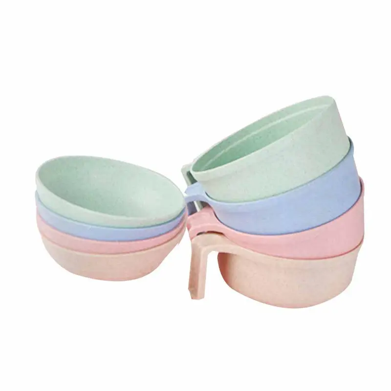 Креативная миска для лапши Ramen пшеничная посуда твердая кормления тарелка ложка