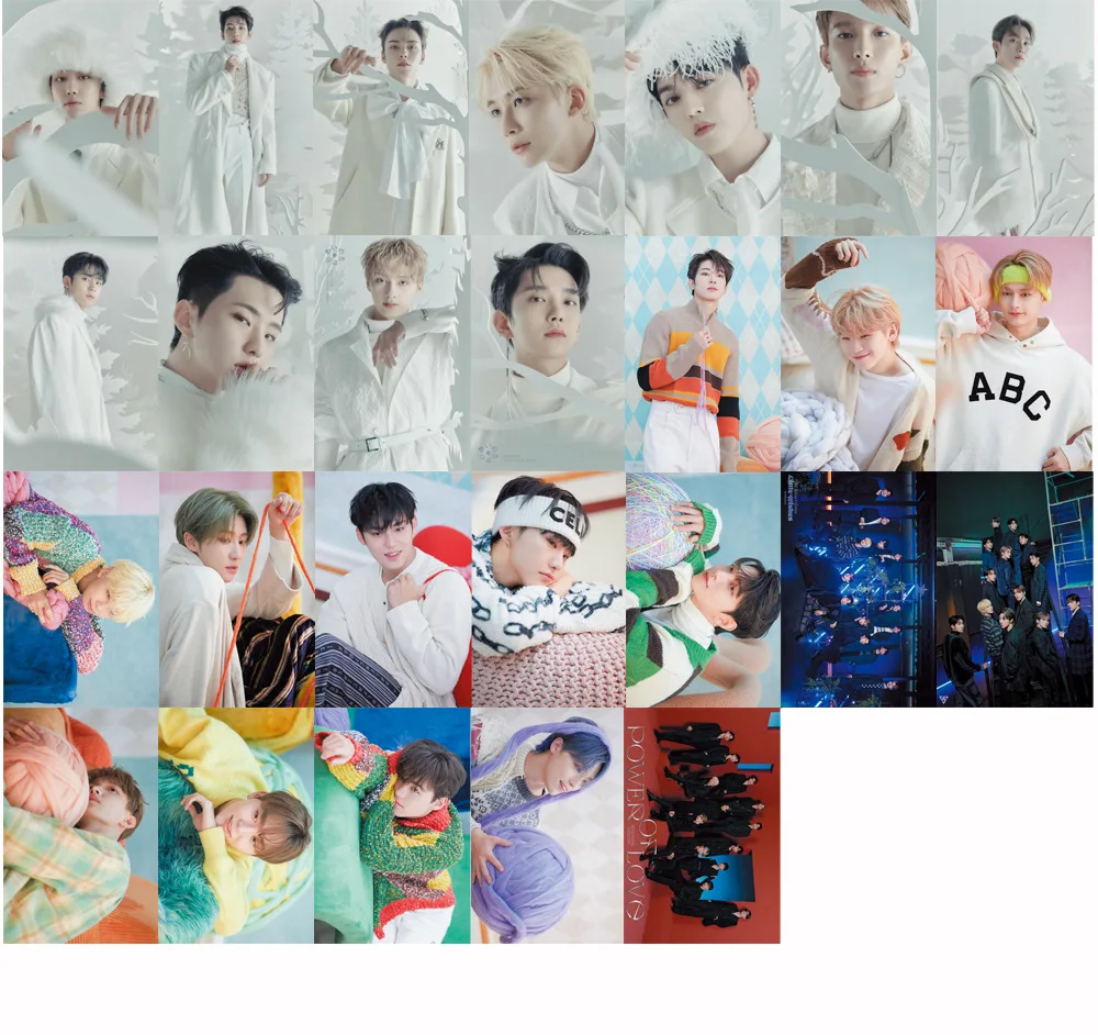55 шт./компл. Kpop SEVENTEEN сила любви ломо-карты новый альбом ATTACCA высокое качество фото