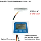 US211M Lite USN-HS41TA 0,3-2.5LPM цифровой расходомер топлива 5V потока читатель совместимый со всеми нашими Датчик Холла Расход воды и температуры