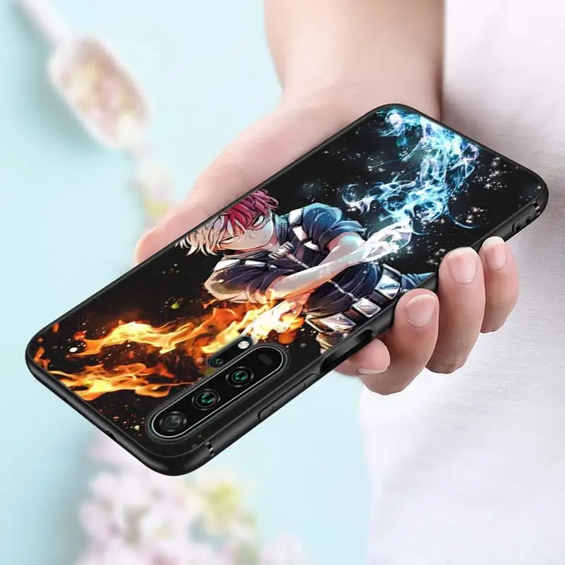 Черный силиконовый чехол My Hero Academy аниме для huawei Honor 10i 9X8X20 10 9 Lite 8 8A 7A 7C Pro Lite чехол для телефона