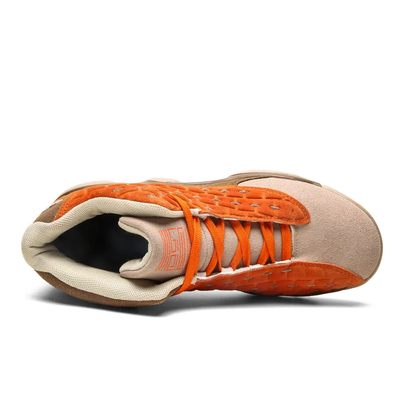 Большой размер 35-46 Мужская Баскетбольная обувь женские замшевые кроссовки