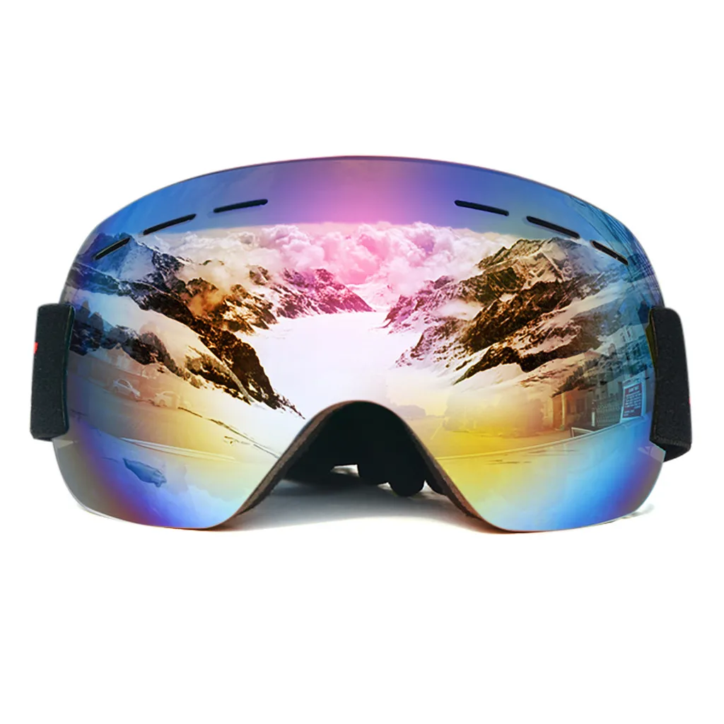 Зимние защитные очки для катания на лыжах и сноуборде Шестерни Лыжный Спорт