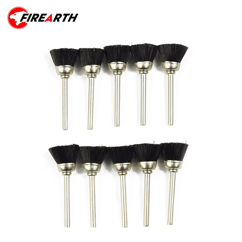

Rotary Tool Accessories 3.0mm Shank Nylon Wire Brush Kit for Dremel Rotary Tool Polishing Wheel Brush