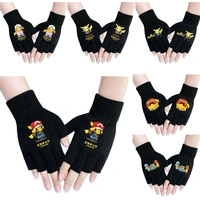 pokemon anime gloves pikachu cosplay costumes mittens anime apparel props men and women keep warm and cold gloves for children