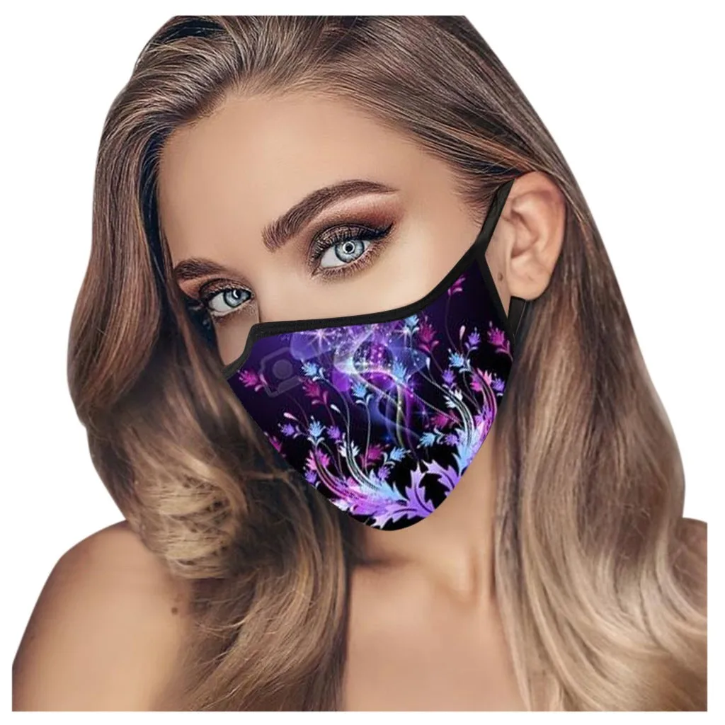 Модный чехол с бабочкой принтом маска для лица многоразовая рта крышка Ткань Рот