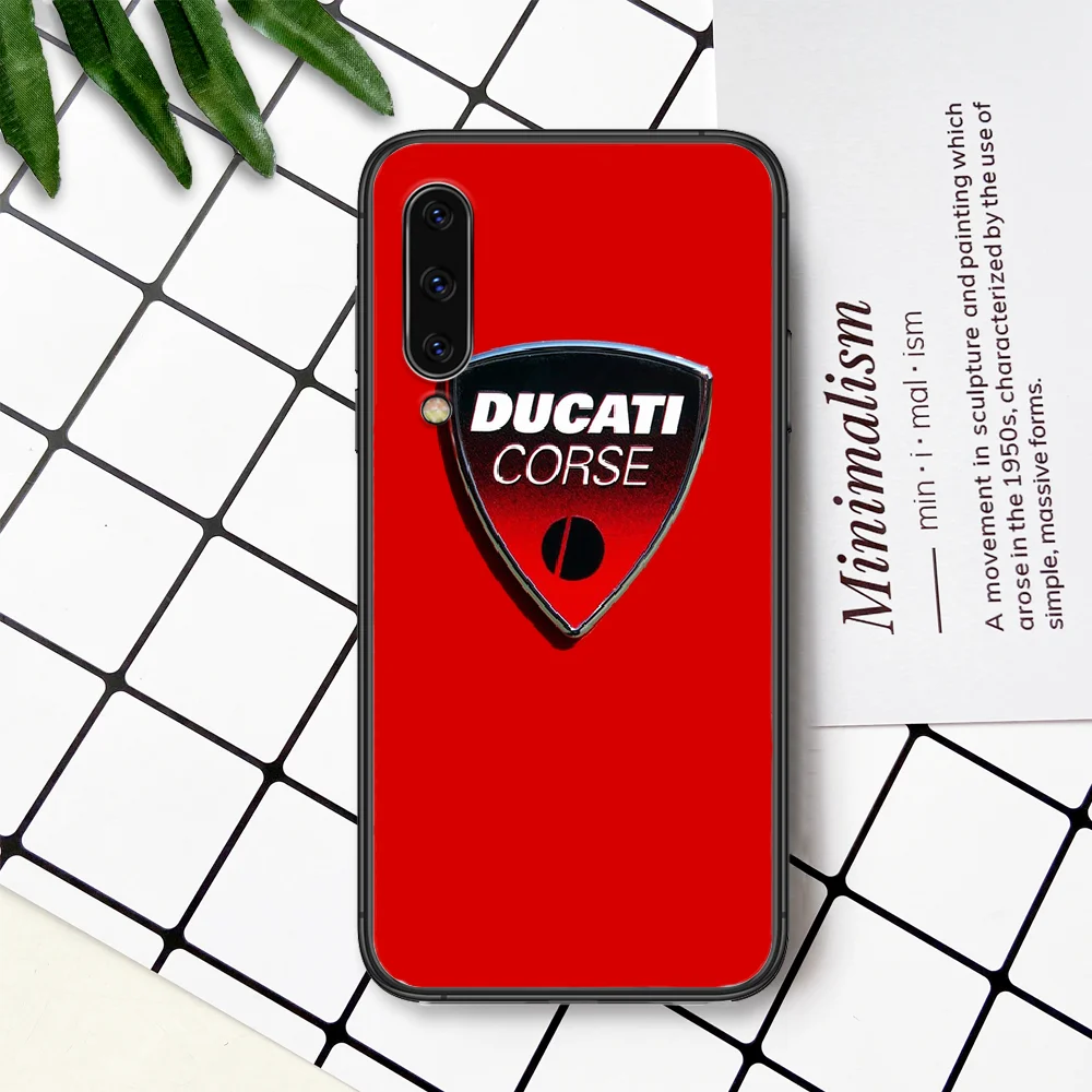 

Ducadi Motorcycle Brand Phone Case For Samsung Galaxy A 3 5 7 8 10 20 20E 21S 30 30S 40 50 51 70 71 black Cover Soft Waterproof