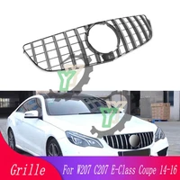 for w207 gtr style sport grille for mercedes e class w207 c207 e coupe e250 e350 e550 2014 2016 car front racing grille