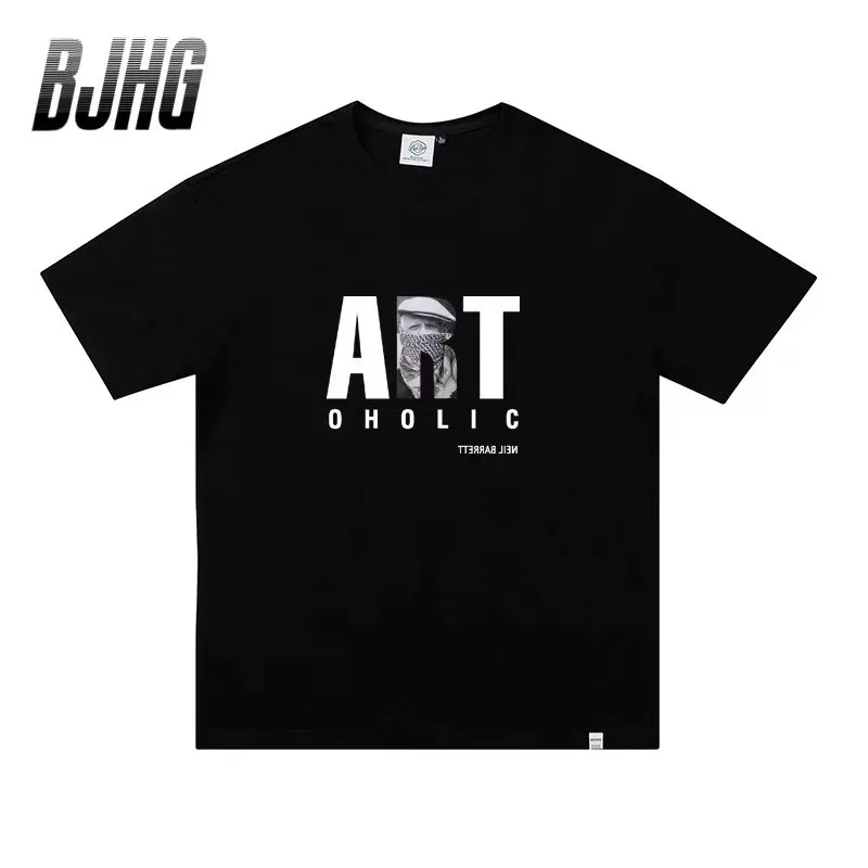 

100% Cotton Cartoon Half-sleeved T-shirt Men And Women Round Neck Short-sleeved Large Size T-shirt Men's Top Bottoming Shirt 7XL