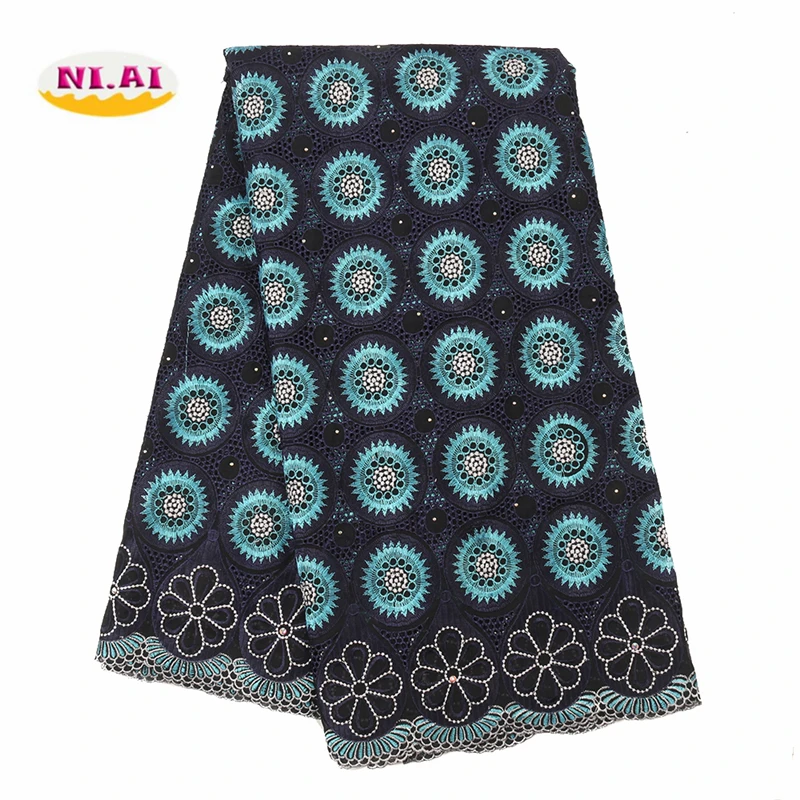 Новейшая швейцарская вуаль NIAI кружево в Швейцарии кружевная ткань африканская