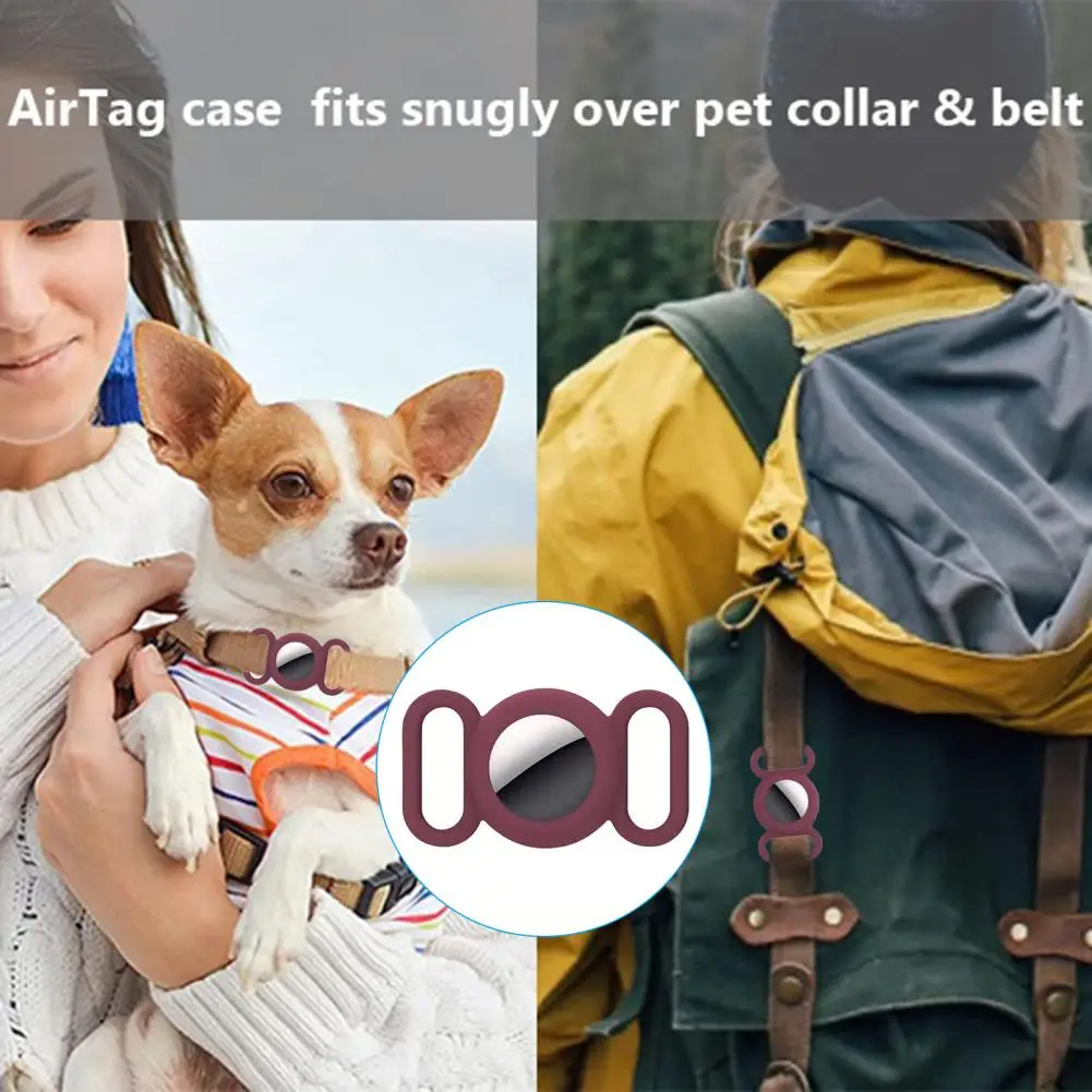 magnetic metal protective airtag case for airtags cover keychain holder for apple tracker anti lost device for airtag case free global shipping