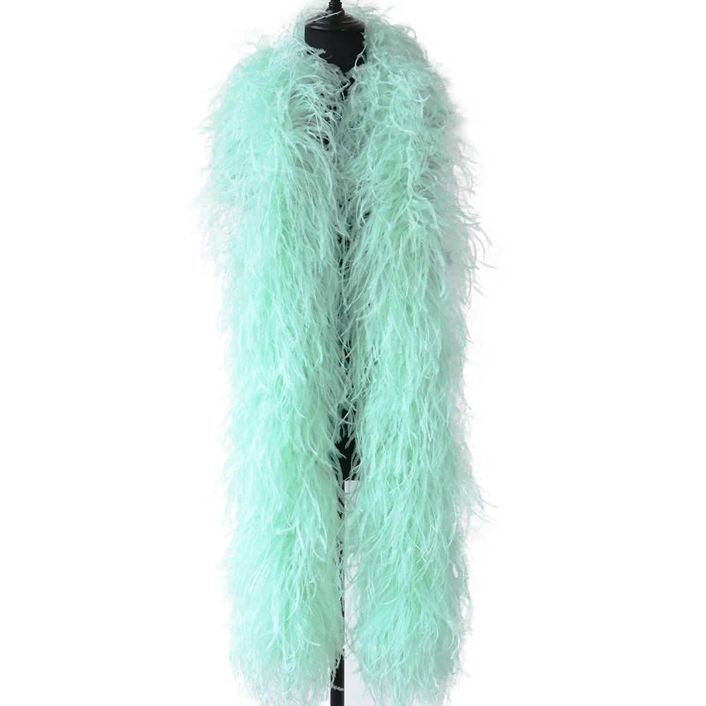 10 слоев 2 метра пушистые страусиные перья боа из страусовых перьев отделка для