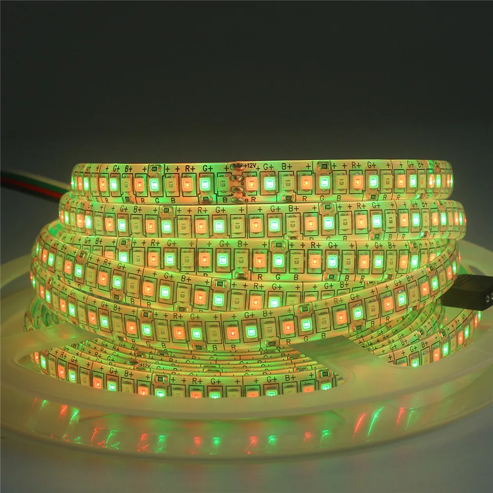 Светодиодная лента 2835 SMD 240 светодиодов/м 5 м 300/600/1200 светодиодов 12 В постоянного