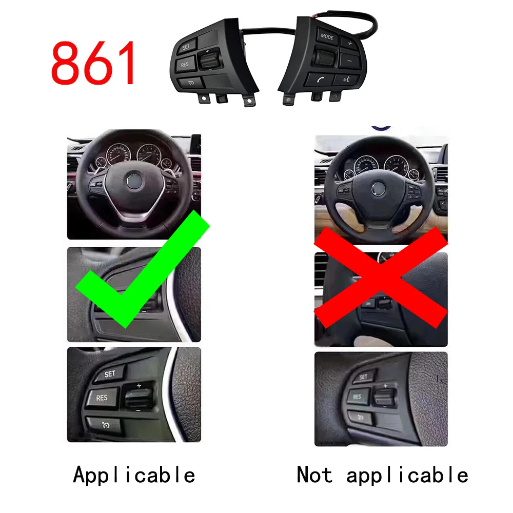 Кнопка управления круиз контролем на руль автомобиля для BMW F20 F21 F22 F30 F32 F34