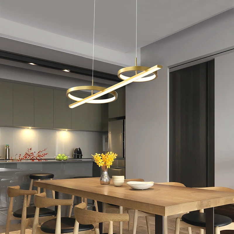 Современные светодиодные подвесные светильники для столовой кухни гостиной