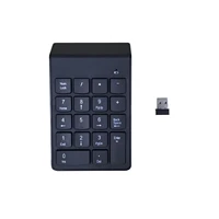 2 4ghz financial accounting number keypad wireless numeric keypad external computer keyboard with built in usb receiver