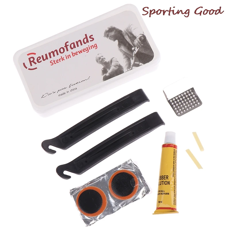 

Mountain Bike Bicycle Repair Tools Cycling Flat Tire Repair Rubber Patch Glue Lever Set Tire Fix Kit Mender Ciclismo Accessories