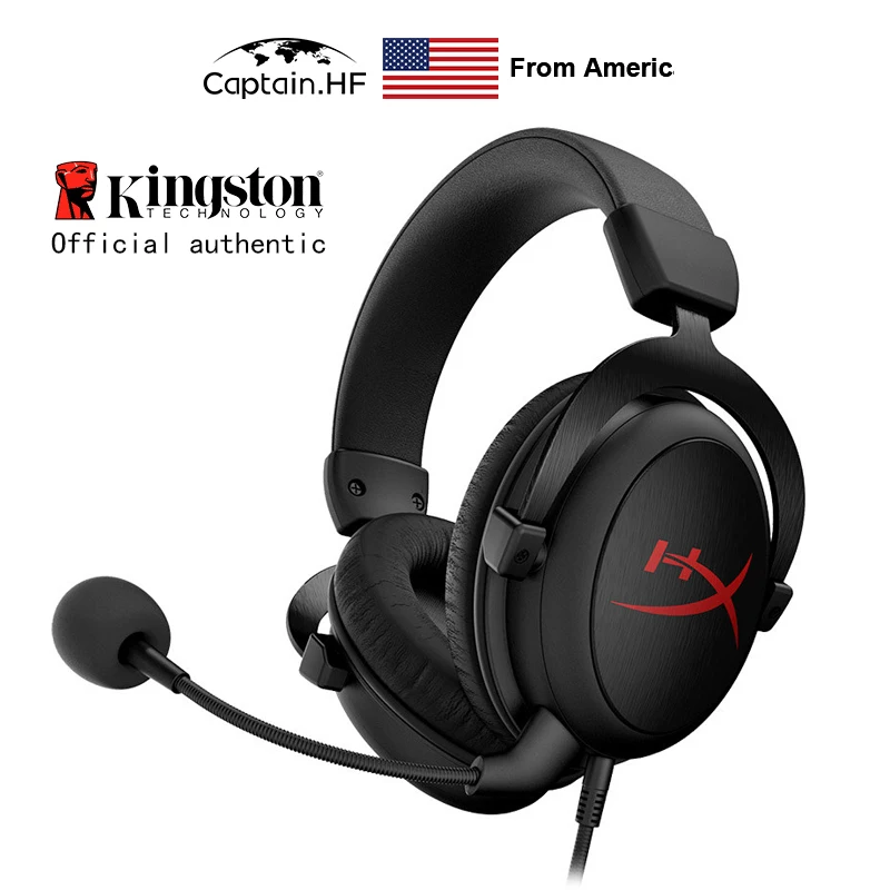 US Captain Оригинальная Игровая Гарнитура PRO Hyper X Cloud Core для ПК Ноутбуков Игровых
