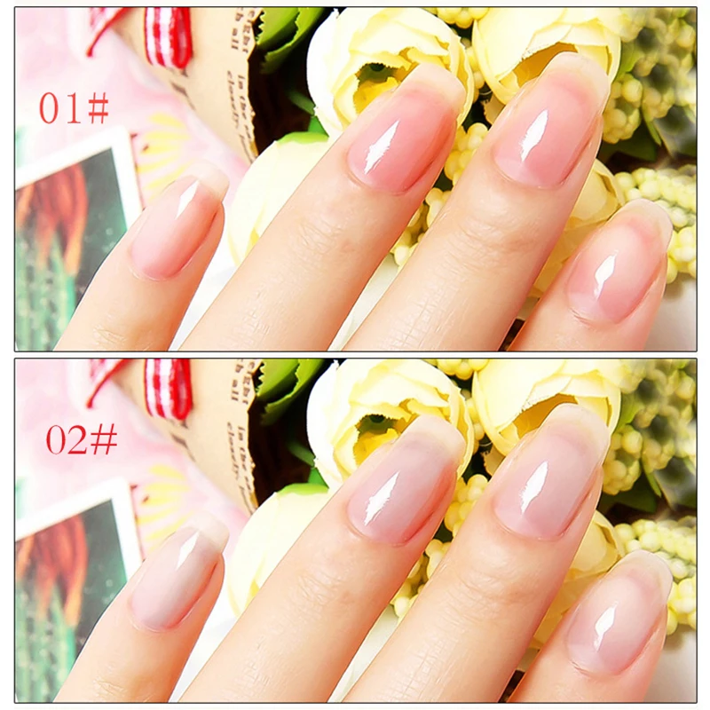 Гель для ногтей ярких цветов телесного цвета Быстросохнущий без растушевки