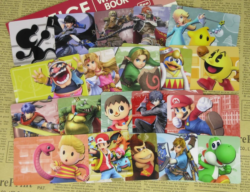 80pcs Super Smash Bros Ultimate Characters Stickers Crossover Fighting Game Mario Pikachu Mega Man Terry DLC SSBU Glossy Sticker