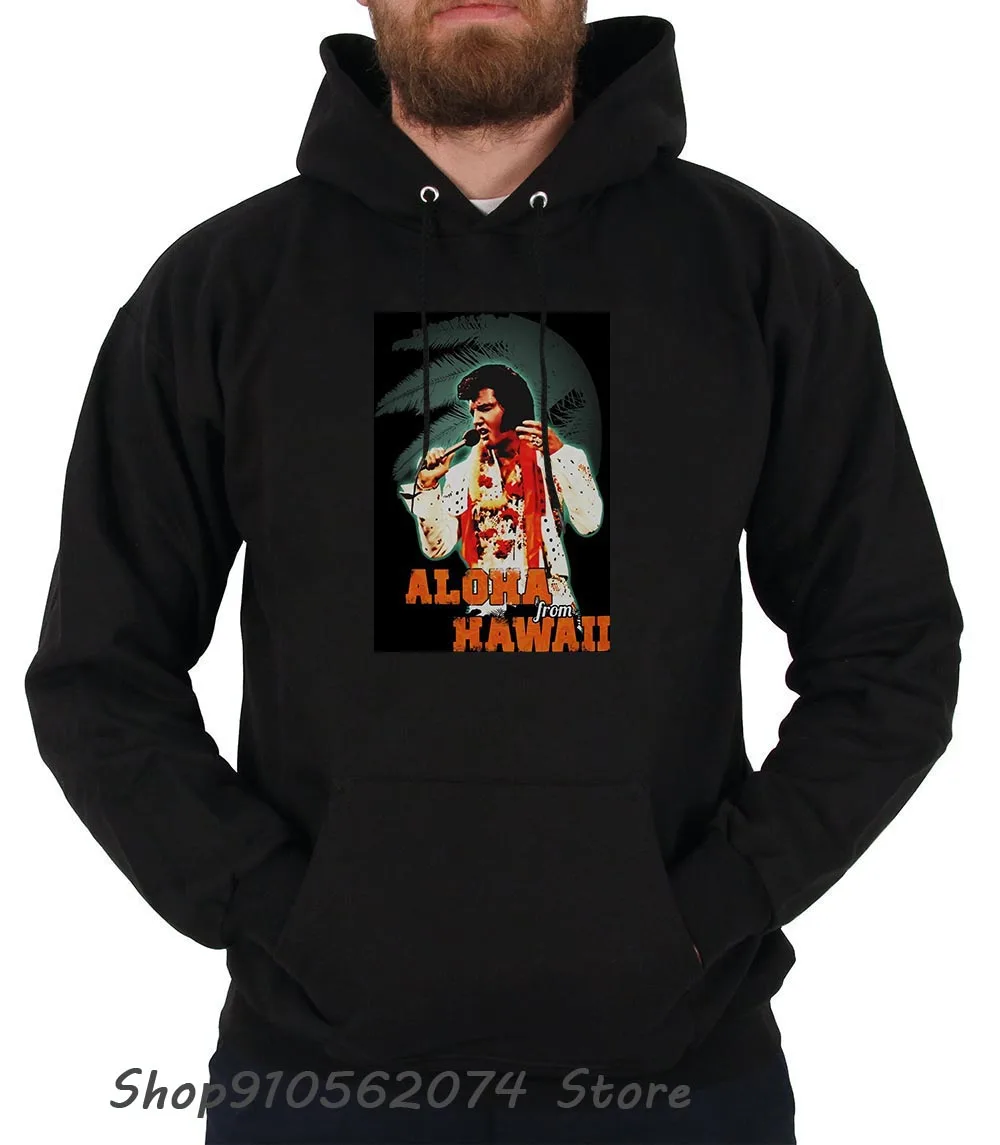 Мужская толстовка с капюшоном Elvis Presley Aloha из Гавайских стран принтом повязка на