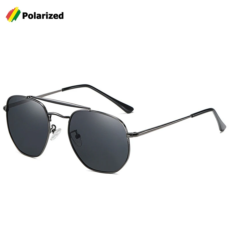 JackJad 2021 Classic Vinatge 3648 MARSHAL Style Polarized Sunglasses Men Polygon Metal Brand Design Sun Glasses Oculos De Sol