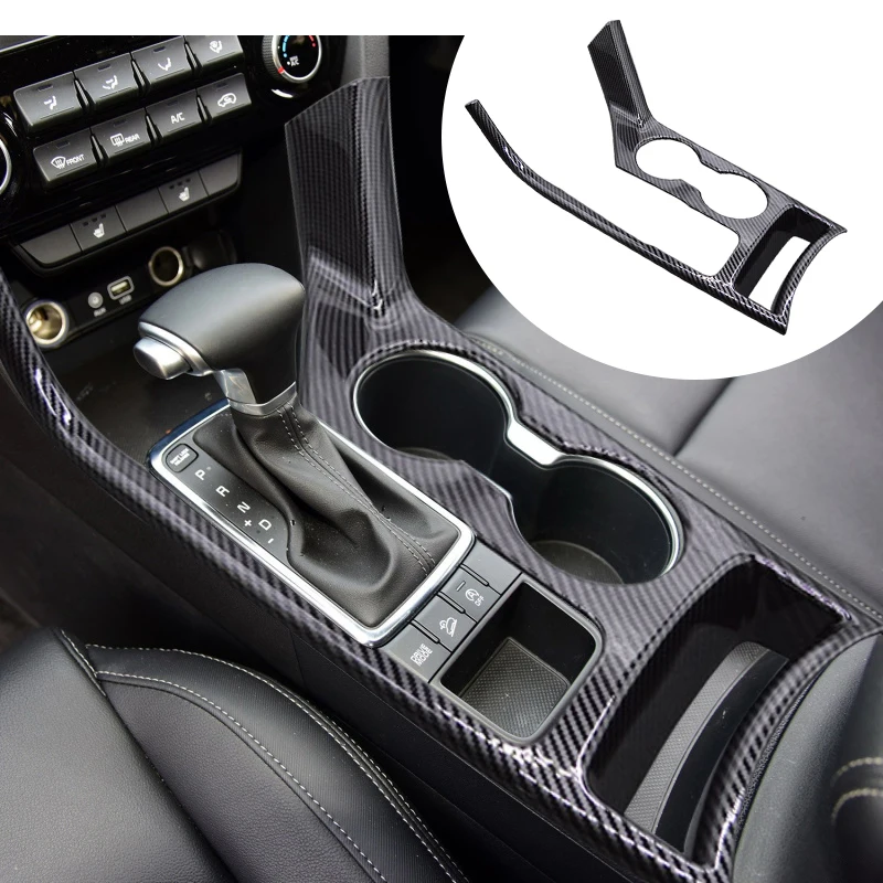 

Центральная консоль держатель стакана для воды декоративная коробка переключения передач рамка крышки отделка пластиковая подходит для Kia...