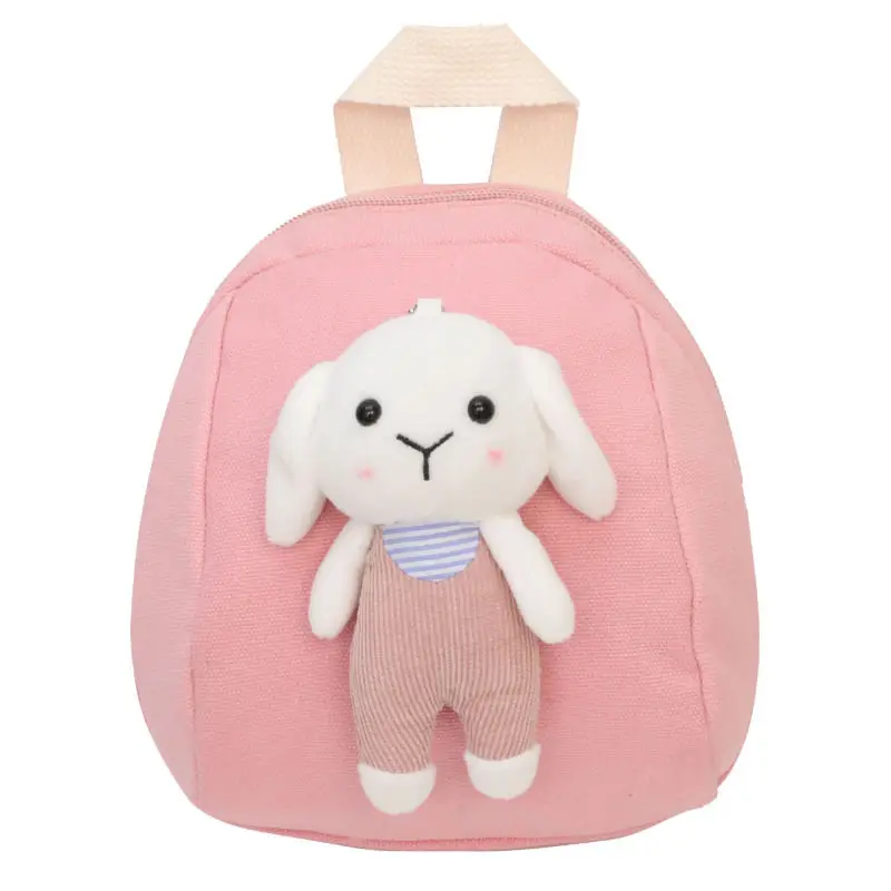 TR Nylon Kids Kindergarten School Backpacks Children's Student Book Bags Animal Rabbit Infant School Bags for Baby Girls Boys
