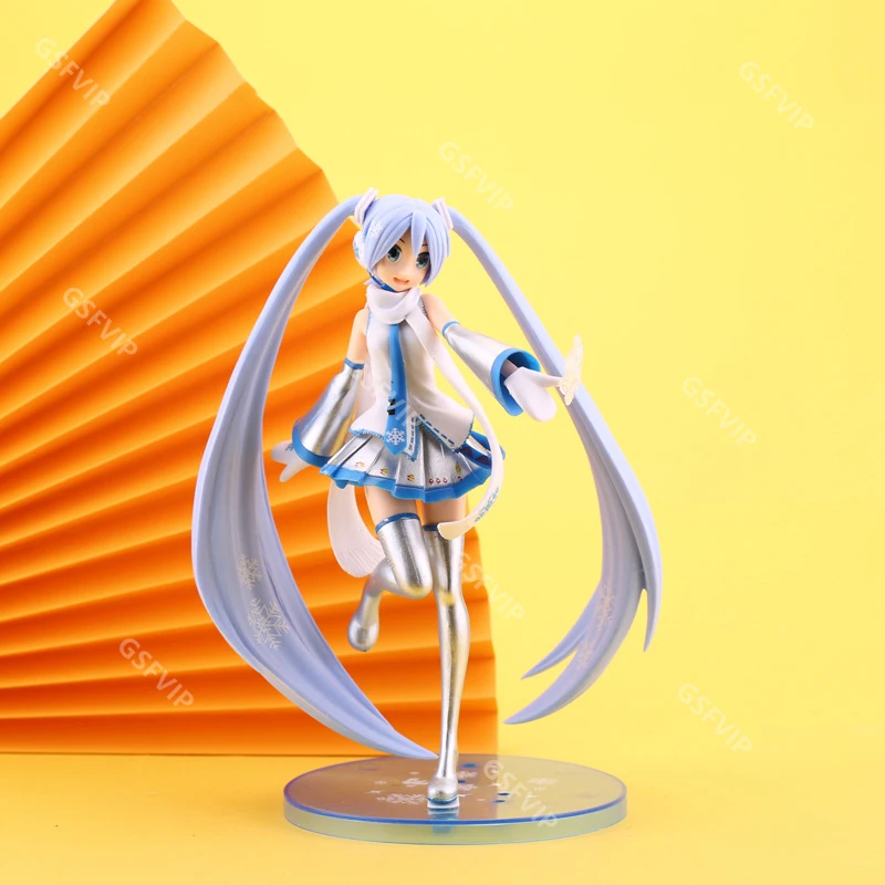 

22cm Original Action Figure Miku SNOW Ver. SPM Figure PVC Model Doll Colletible Toys