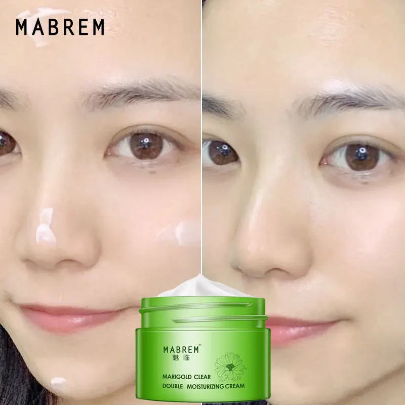 Двойной увлажняющий крем Календула 2 шт. омолаживающий отбеливающий