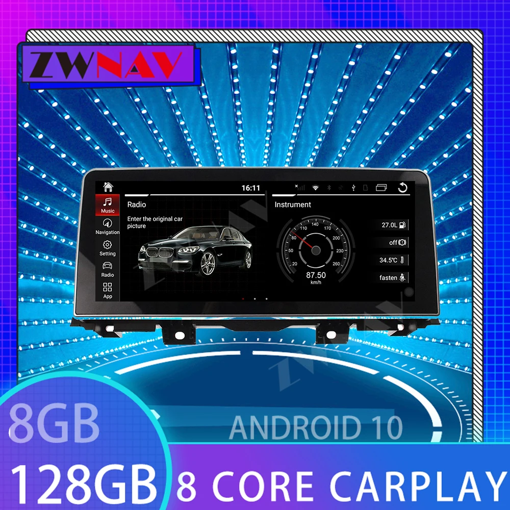 

Android 10 Eight core Car Dvd Multimedia For BMW 5 Series F10/F11 2009-2016 Player Auto GPS Navigation 128G CARPLAY
