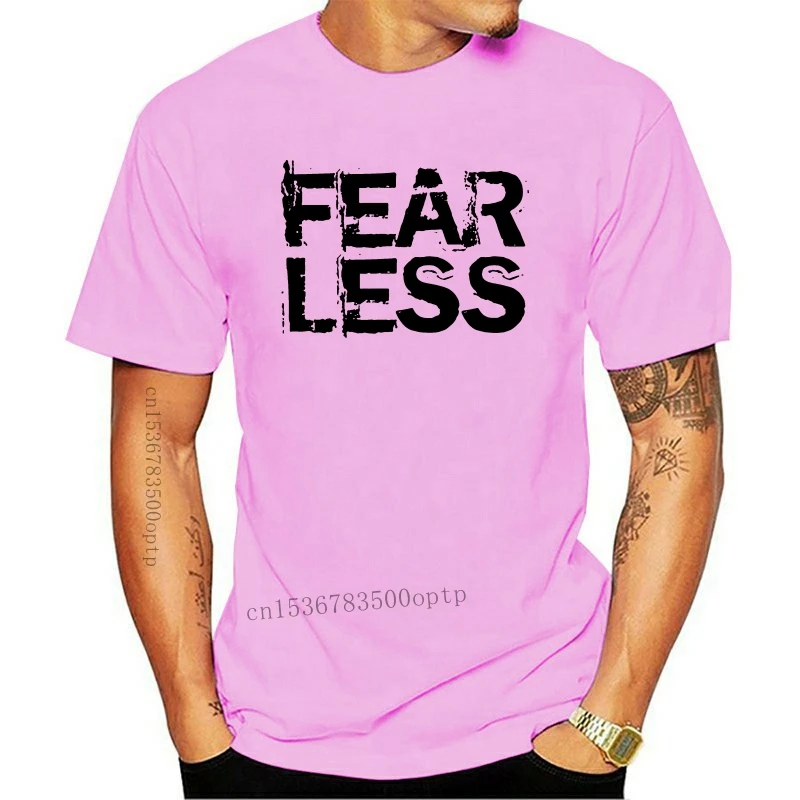 

New Men tshirt Fearless Slim Fit T Shirt women T-Shirt tees top